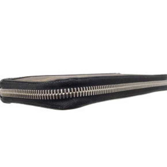 LOUIS VUITTON Long Wallet Macassar Zippy Vertical Brown - Picture 3 of 8